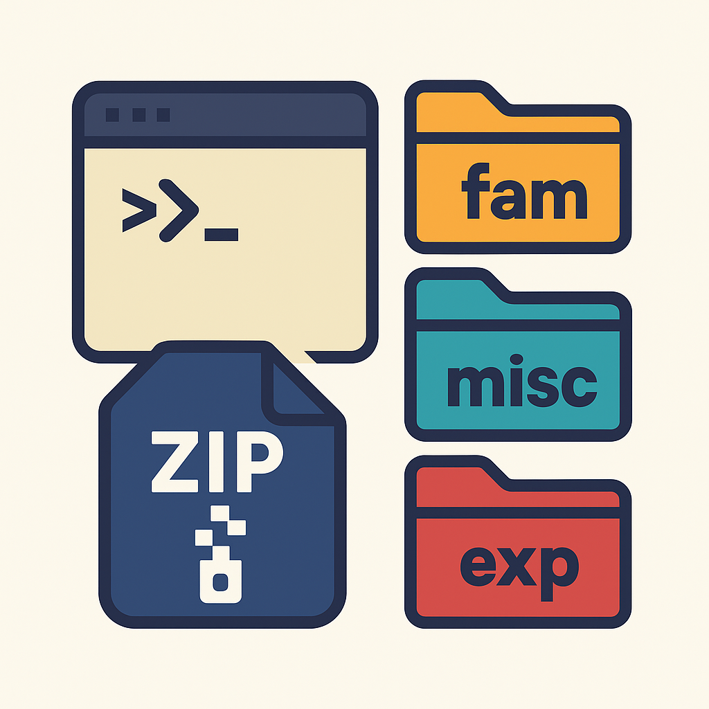 automating experimental recording management with bash